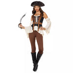 Adult Brown Panted Pirate Costume - US 9960