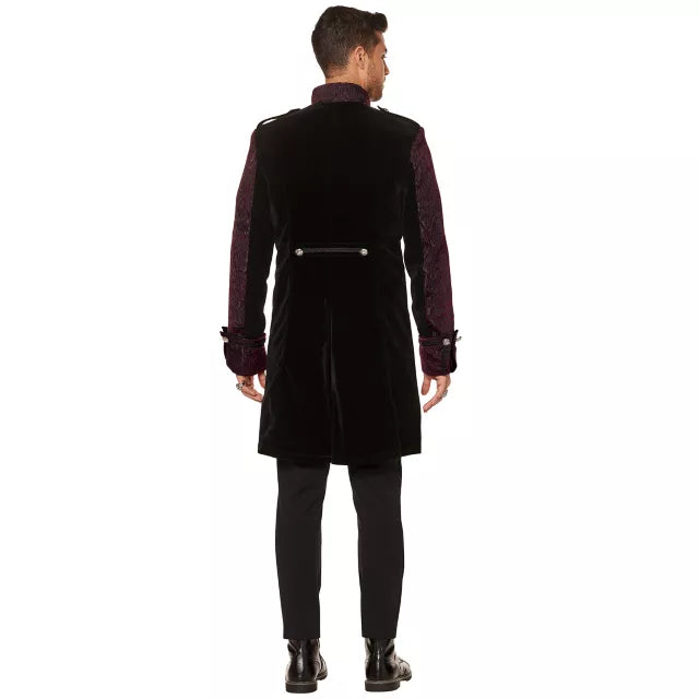 Adult Burgundy Vampire Jacket - US 9705