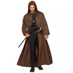 Adult Brown Hooded Cloak - US 0084