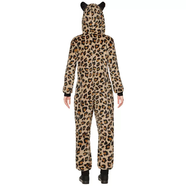 Adult Leopard Jumpsuit Costume - US 8064