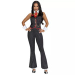 Adult Gangster Boss Babe Jumpsuit Costume - US 5189