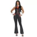 Adult Gangster Boss Babe Jumpsuit Costume - US 5189