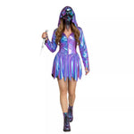 Adult Chrome Ghost Face Dress Costume - US 5856
