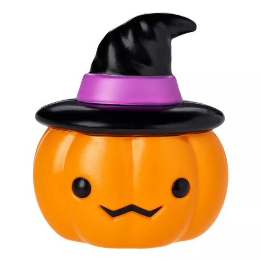 6.6" Light-Up Blow Mold Witch Pumpkin - US 2622