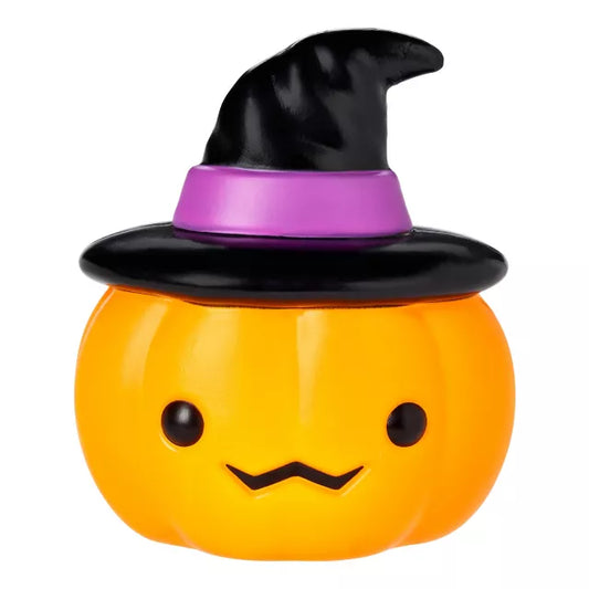 6.6" Light-Up Blow Mold Witch Pumpkin - US 2622