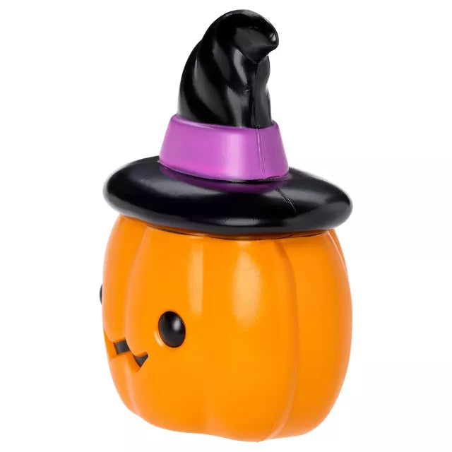 6.6" Light-Up Blow Mold Witch Pumpkin - US 2622