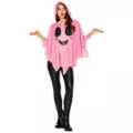 Adult Pink Ghost Poncho - US 0766