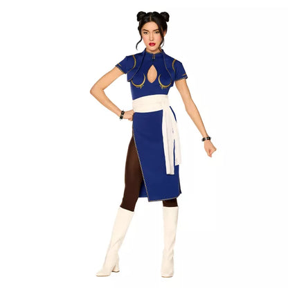Adult Chun-Li Dress Costume - Street Fighter - US 7626
