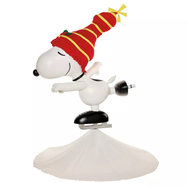 4 Ft 10 In Ice Skating Snoopy Animatronic - Peanuts - US 0891