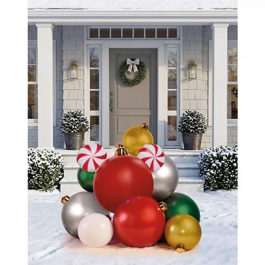 2 Ft Mickey Mouse Peppermint Ears Giant Ornament Inflatable Decoration – Mickey and Friends - US 5624