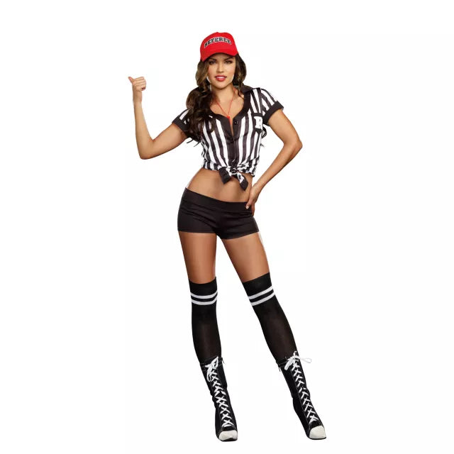 Adult My Game My Rules Ref Costume - US 3388