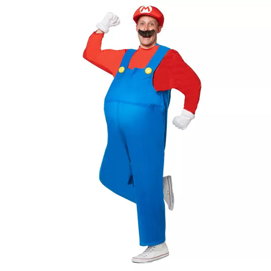 Adult Mario Costume - Mario Bros - US 3549