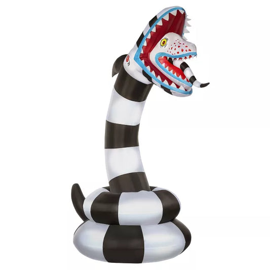 8.9 Ft Sandworm Light-Up Inflatable Decoration - Beetlejuice - US 1967