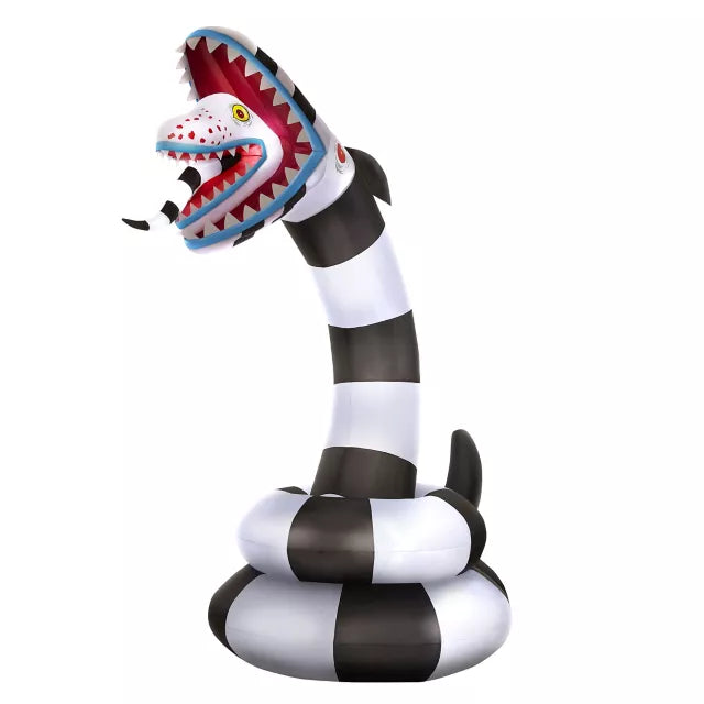 8.9 Ft Sandworm Light-Up Inflatable Decoration - Beetlejuice - US 1967