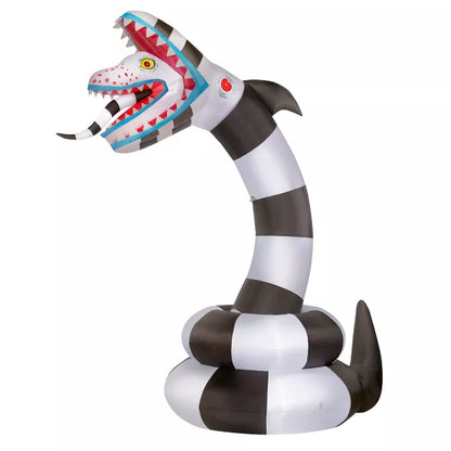 8.9 Ft Sandworm Light-Up Inflatable Decoration - Beetlejuice - US 1967