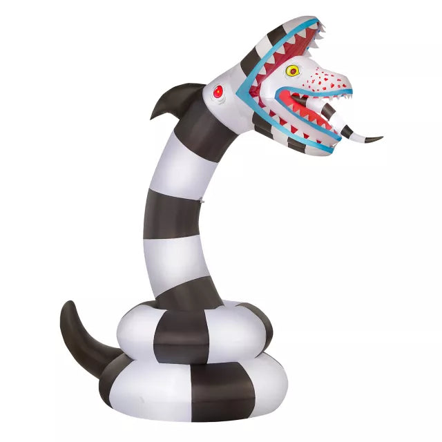 8.9 Ft Sandworm Light-Up Inflatable Decoration - Beetlejuice - US 1967