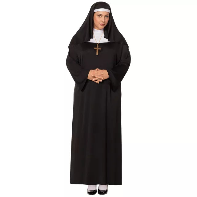 Adult Nun Plus Size Costume - US 9802