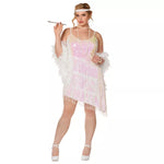 Adult Darling Flapper Plus Size Dress Costume - US 9801