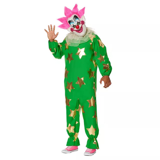 Adult Plus Size Spikey Jumpsuit Costume - Killer Klowns from Outer Space - US 9550