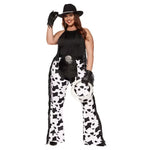 Adult Cow Print Plus Size Chaps - US 0107