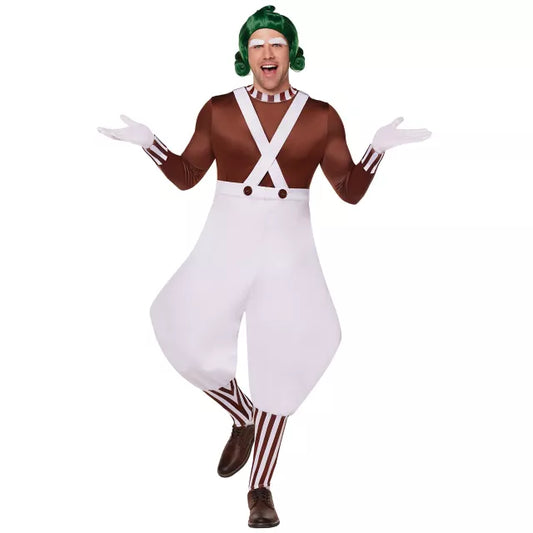 Adult Oompa Loompa Plus Size Costume - Willy Wonka and the Chocolate Factory - US 6026