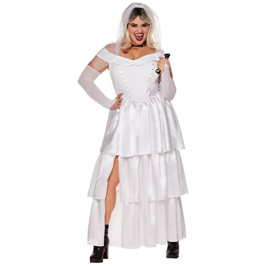 Adult Bride Tiffany Dress Plus Size Costume - The Bride of Chucky - US 8063