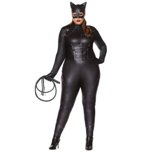 Adult Plus Size Catwoman The Signature Collection Costume - DC Villains - US 4380