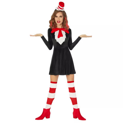 Adult Cat in the Hat Dress - Dr. Seuss - US 0411