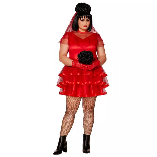Adult Lydia Deetz Short Dress Plus Size Costume - Beetlejuice - US 2154