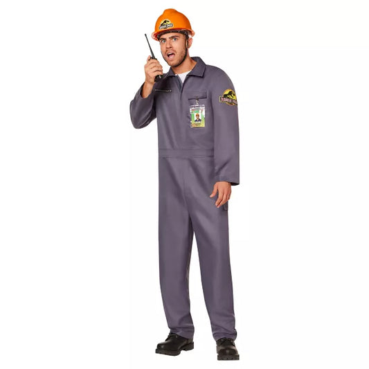 Adult Jurassic Park Crew Jumpsuit Costume - US 0649