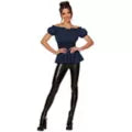 Adult Dark Blue Peasant Top - US 9814