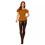 Adult Mustard Peasant Top - US 2333