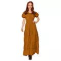 Adult Mustard Peasant Dress - US 3242