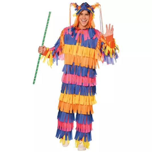 Adult Piñata Jumpsuit Costume - US 9916