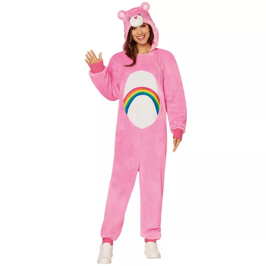 Adult Pink Cheer Bear Jumpsuit - Care Bears - US 3271