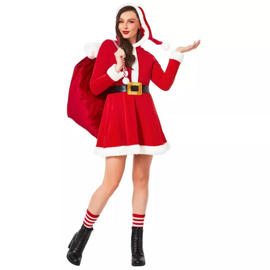 Adult Mrs. Claus Skater Dress - US 7934