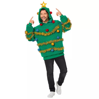 Adult Christmas Tree Hoodie - US 6526
