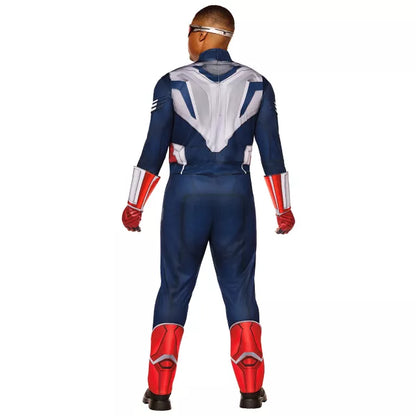 Adult Captain America Muscle Jumpsuit Costume - Captain America: Brave New World - US 4640