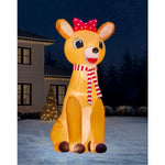 12 Ft Light-Up Clarice Inflatable Decoration - Rudolph the Red-Nosed Reindeer - US 3986