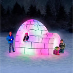 6 Ft Light-Up Color Changing Igloo Inflatable Decoration - US 0562