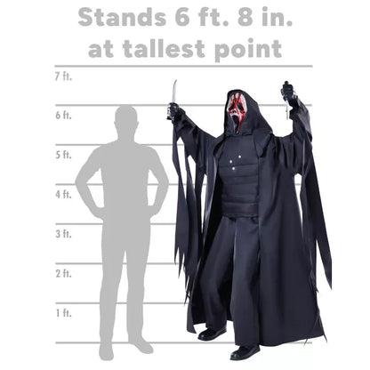 6 Ft 8 In Ghost Face Animatronic - US 3281
