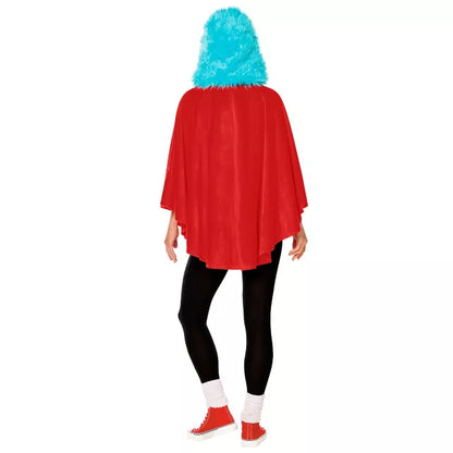 Adult Dr. Seuss Thing Poncho Costume - US 8277