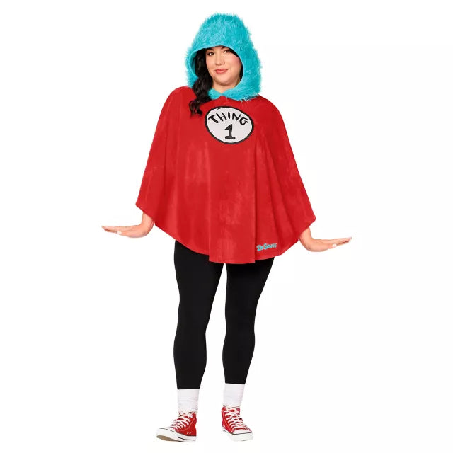 Adult Dr. Seuss Thing Poncho Costume - US 8277