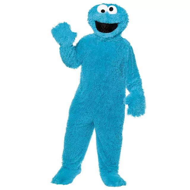 Adult Cookie Monster Jumpsuit Costume - Sesame Street - US 3599