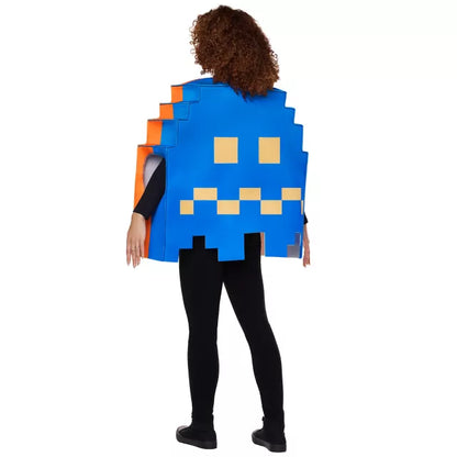 Adult Clyde & Turn to Blue Ghost Reversible 3D Costume - PAC-MAN - US 0155