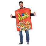 Adult Fruity Pebbles Cereal Box 3D Costume - US 2338